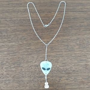 👽 Alien Guitar pick Necklace